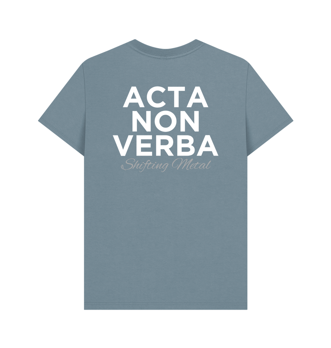 Stone Blue Printed T-shirt
