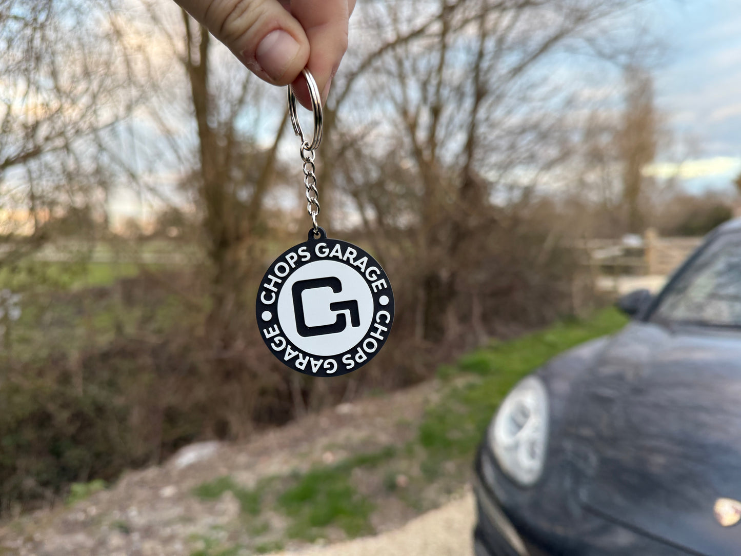 Chops Garage keychain