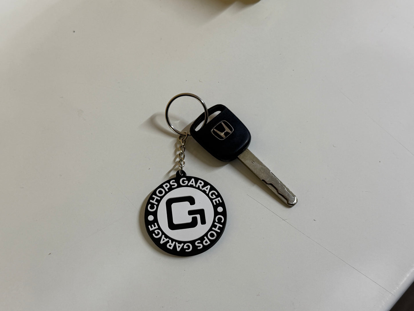 Chops Garage keychain
