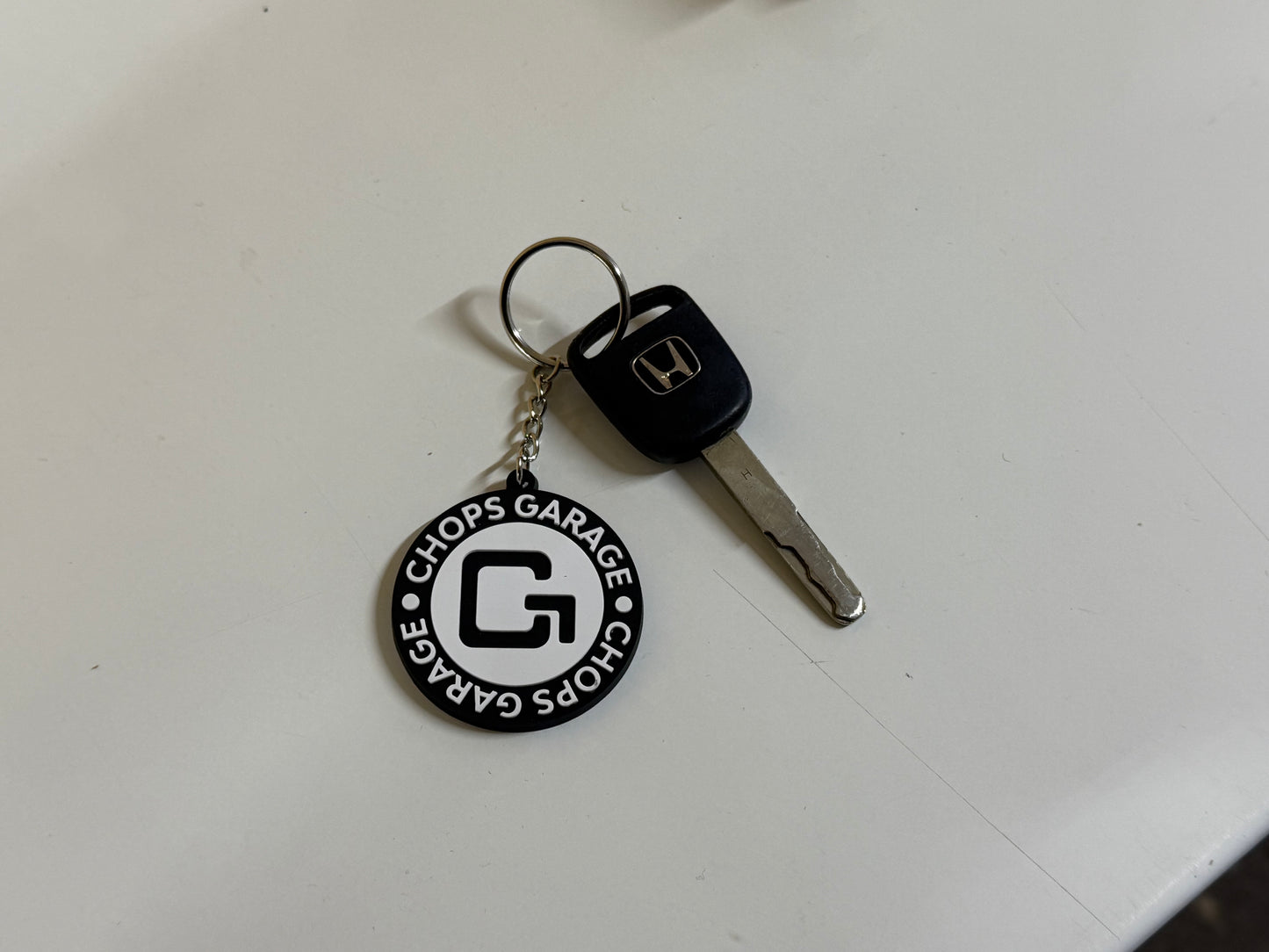 Chops Garage keychain