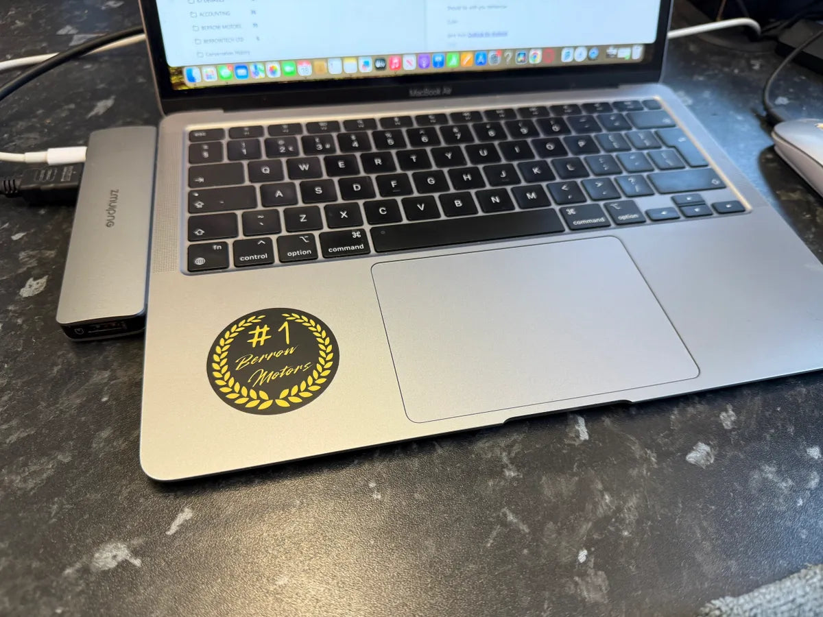 #1 Berrow Motors Sticker
