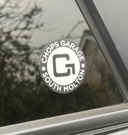 Chops Garage sticker