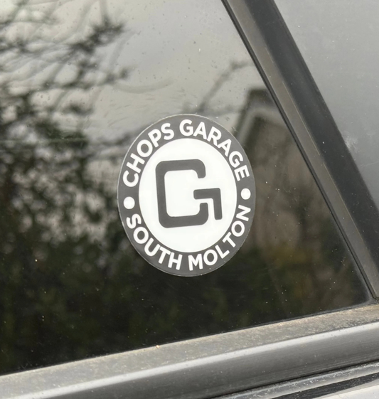 Chops Garage sticker