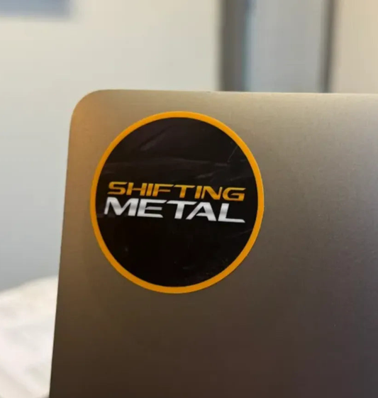 Shifting Metal Sticker