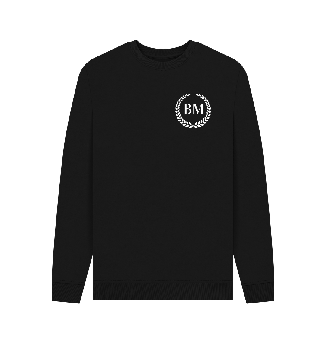 Black Printed Sweater