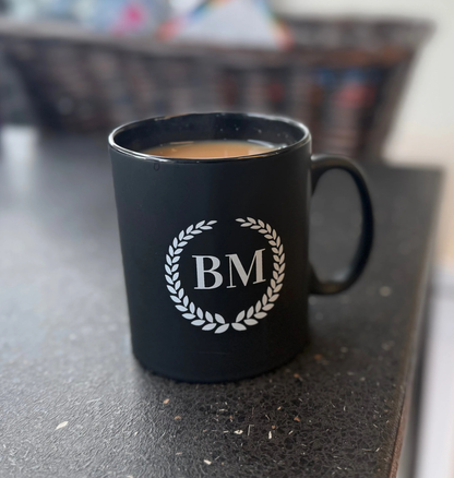 BM Crest Mug Matt black