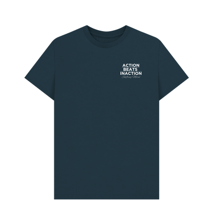 Denim Blue Printed T-shirt