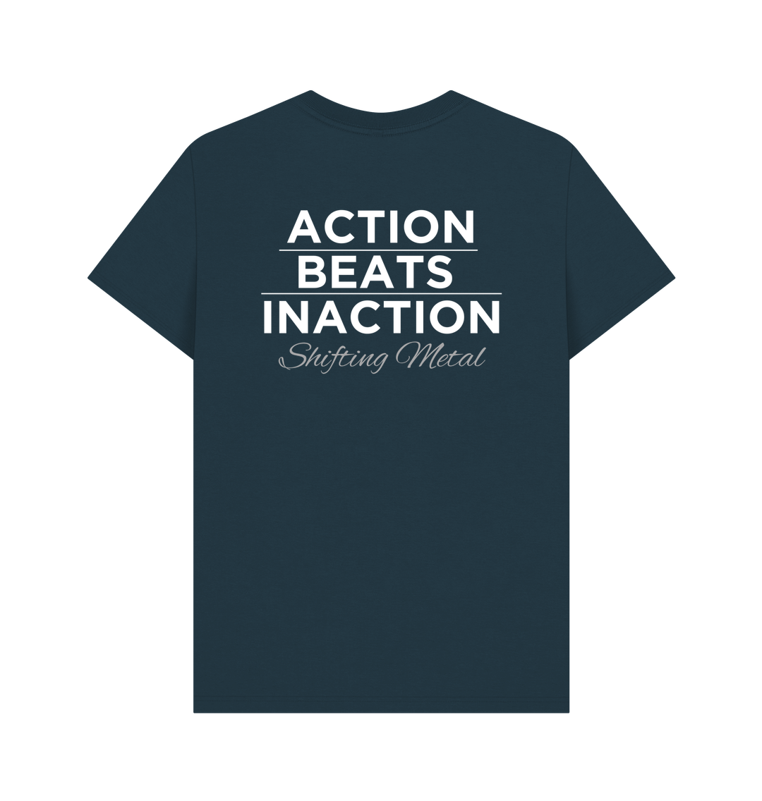 Denim Blue Printed T-shirt
