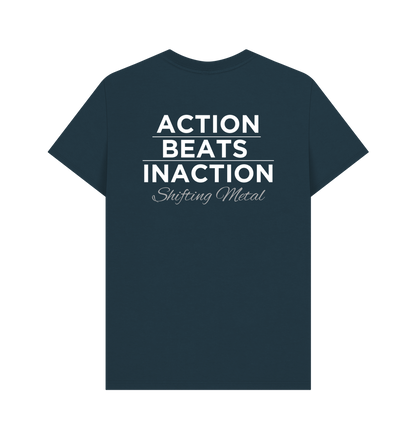 Denim Blue Printed T-shirt