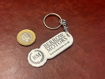 Berrow Motors shopping trolley keychain